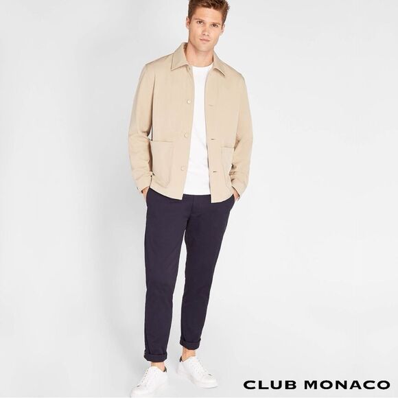 Club Monaco **NWT** Men’s Taupe Bonded Chore Coat - Picture 5 of 12